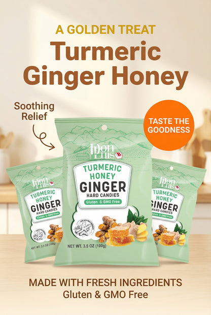Don Luis Ginger Turmeric Honey Hard Candy 100g 3.5oz