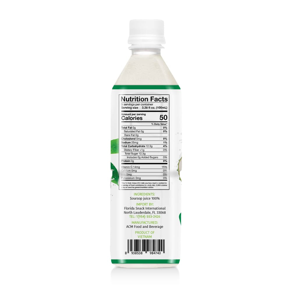 Don Luis 100% Soursop juice 500ml/12units