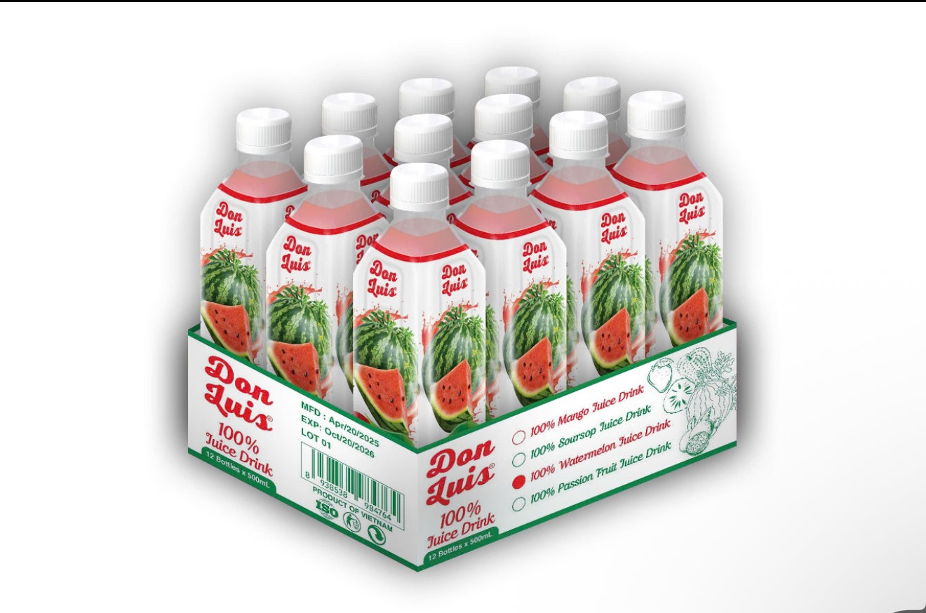 Don Luis 100% Watermelon Juice 500ml/12units