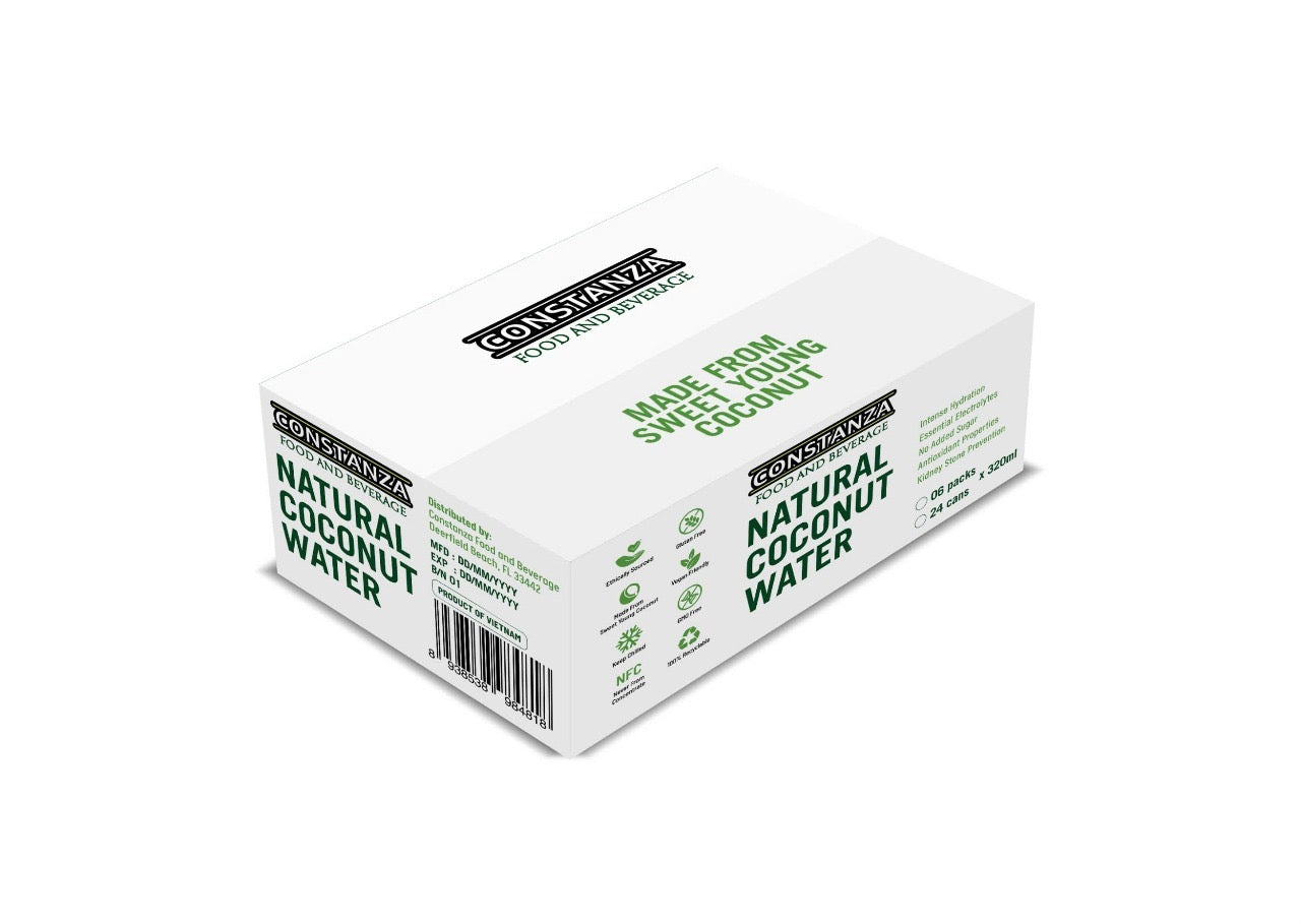 Constanza F&B Natural Coconut Water 320ml/ 24 units