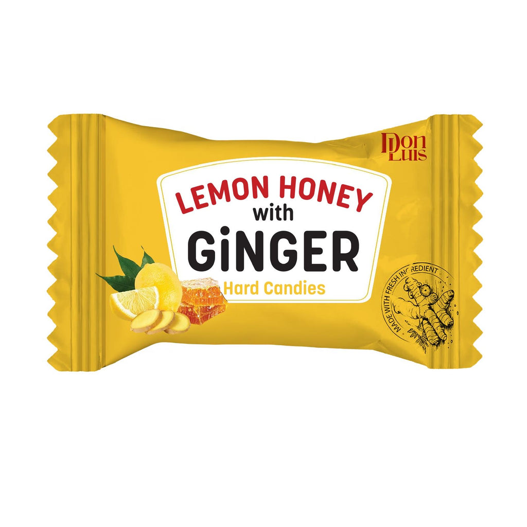 Don Luis Ginger Lemon Honey hard candy 100g 3.5 oz 3 packs