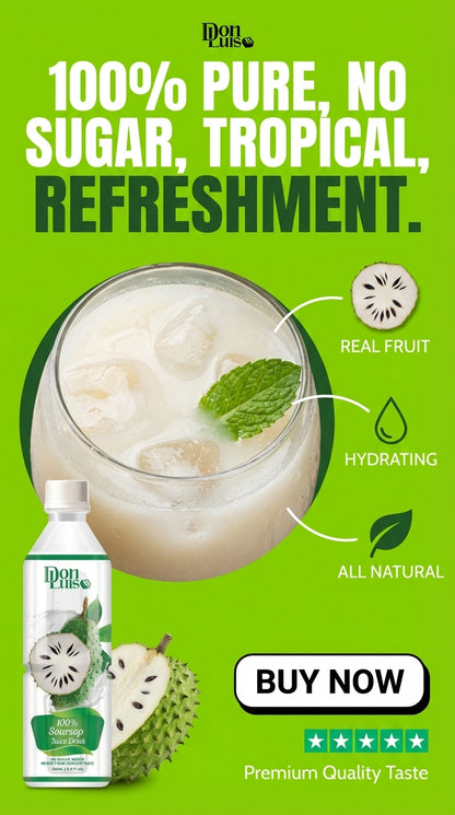 Don Luis 100% Soursop juice 500ml/12units