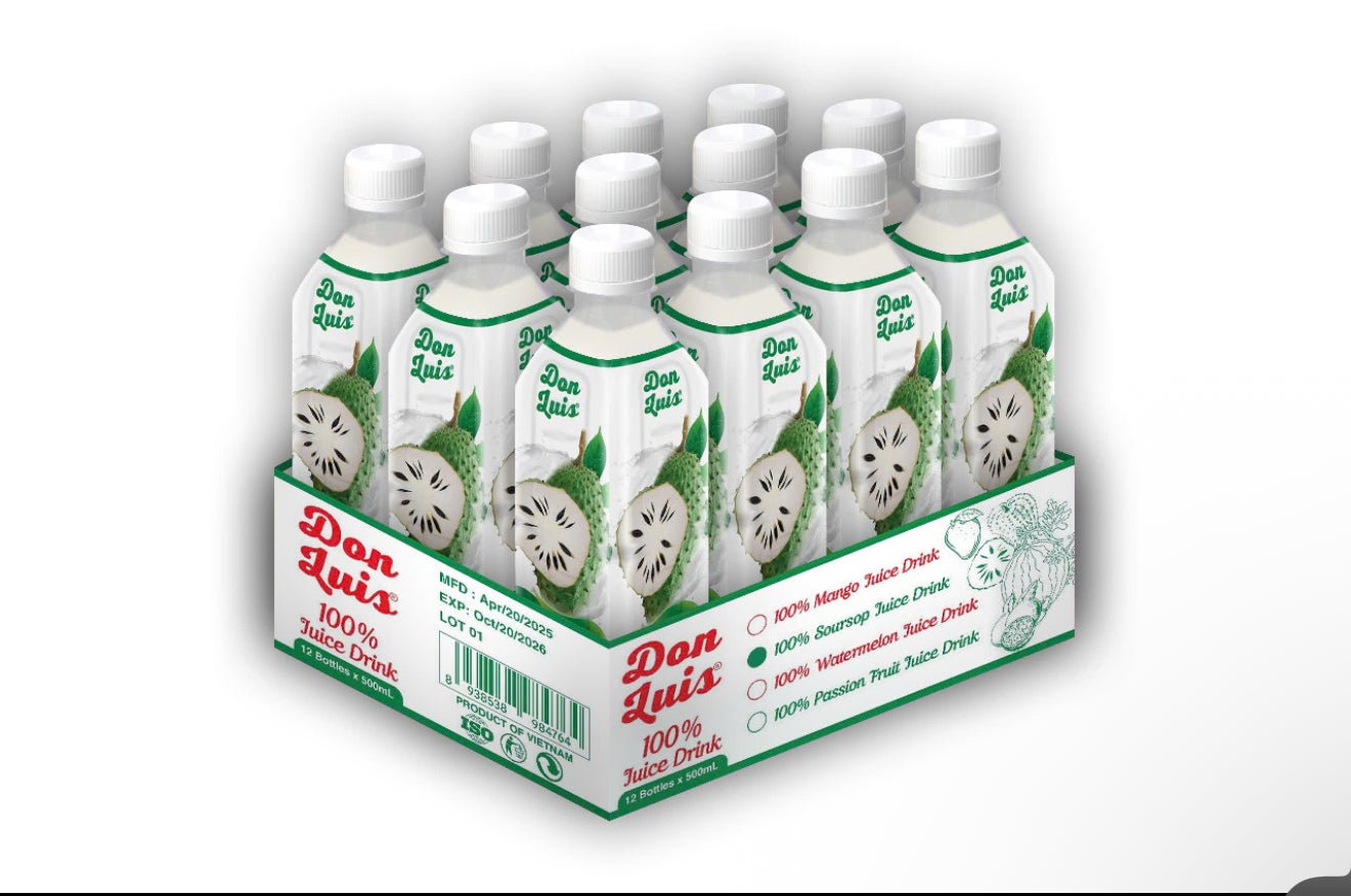 Don Luis 100% Soursop juice 500ml/12units