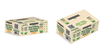 Constanza F&B Natural Coconut Water with Pulp 320ml/ 24 units