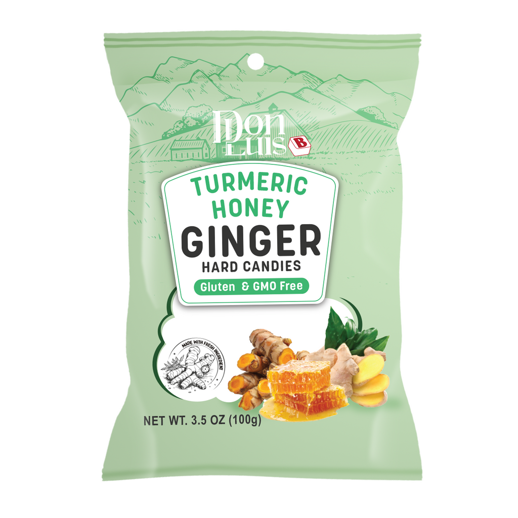 Don Luis Ginger Turmeric Honey Hard Candy 100g 3.5oz