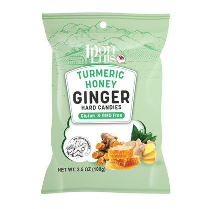 Don Luis Ginger Turmeric Honey Hard Candy 100g 3.5oz