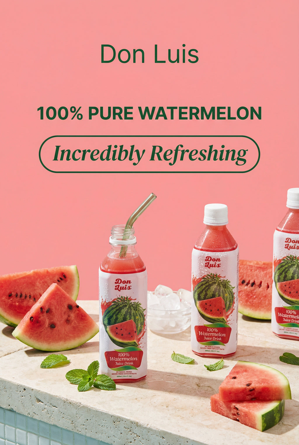 Don Luis 100% Watermelon Juice 500ml/12units